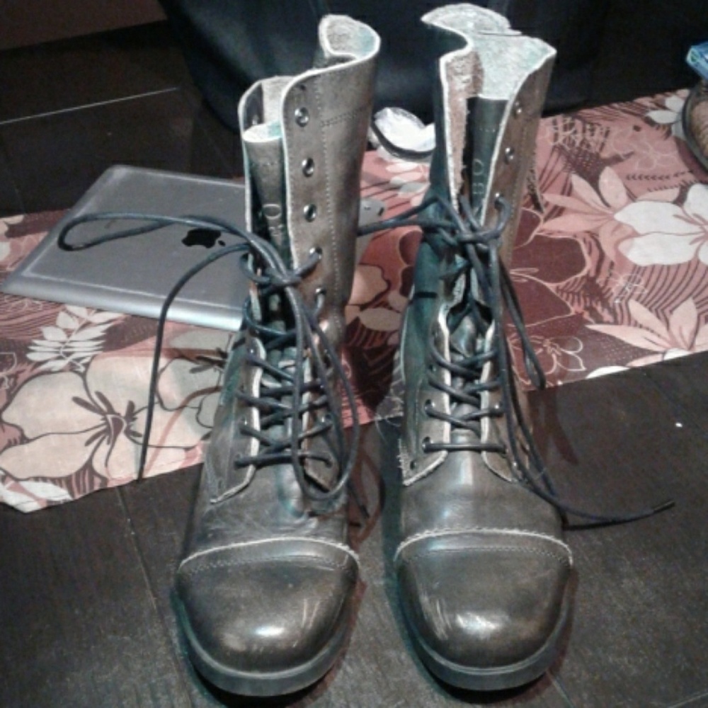 Aldo booties Brown leather